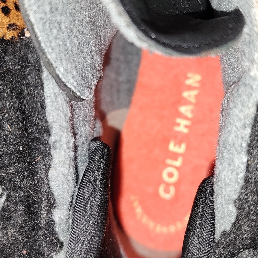 Cole Haan Nantucket Rugged Real Fur Natural Sheep Shearling Women's Booties - Picture 9 of 13